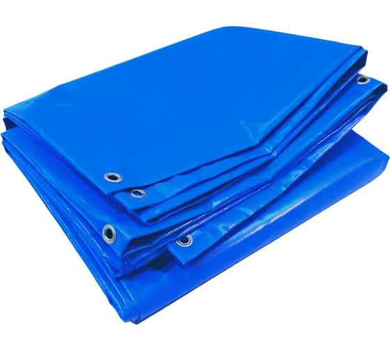 Тент полог ПВХ 3x7 м, 630 г/м², влагостойкий, голубой ПК ЭЛИТТЕНТ 3X7PVC630BLUE