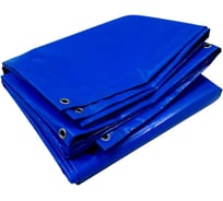 Тент полог ПВХ 5x10 м, 630 г/м², влагостойкий, синий ПК ЭЛИТТЕНТ 5X10PVC630DBL