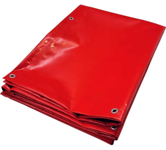 Тент полог ПВХ 5x8 м, 630 г/м², влагостойкий, красный ПК ЭЛИТТЕНТ 5X8PVC630RED 1