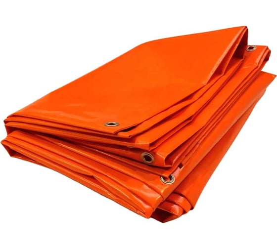 Тент полог ПВХ 5x7 м, 630 г/м², влагостойкий, оранжевый ПК ЭЛИТТЕНТ 5X7PVC630OR