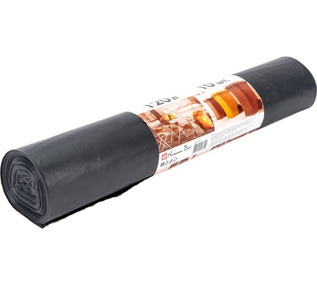 Мешки для мусора особопрочные (10 шт; 120 л; 80 мкм; 70х108 см) Концепция Быта 003156