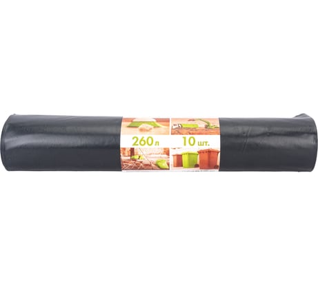 Мешки для мусора особопрочные (10 шт; 260 л; 110 мкм; 90х140 см) Концепция Быта 365994
