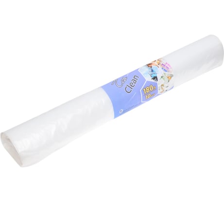 Мешки для мусора Ecoclean прозрачные (10 шт; 180 л; 28 мкм; 80х106 см) Концепция Быта 3408