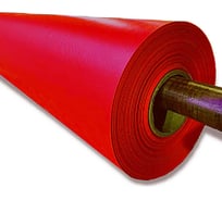 Ткань ПВХ 630 г/м², 2.5x10 м, влагостойкая, цвет красный ПК ЭЛИТТЕНТ 10PVC630RED