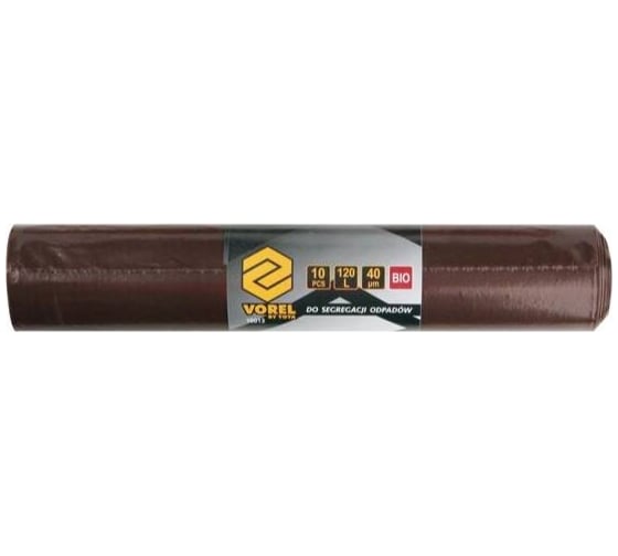 Пакеты для мусора 120 л, (био-мусор) 10 шт. VOREL 10013