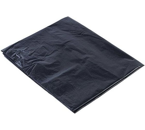 Пакеты для мусора, ПВД, 70x110 см, 50 мкм, 120 л, черные, 50 шт. в упаковке Optiline 23-0005