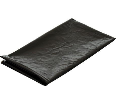 Пакеты для мусора, ПВД, 90x130 см, 80 мкм, 200 л, черные, 50 шт. в упаковке Optiline 23-0013