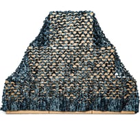 Маскировочная сеть 4000x2300 мм, оксфорд 210, цифра серая Tplus T023180