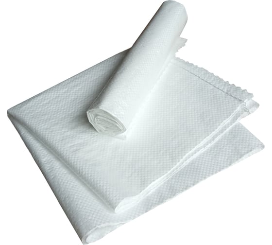 Мешок строительный полипропиленовый белый, 55x105 см, 500 шт. Daxmer 00000436218