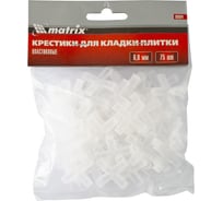Крестики (75 шт; 6 мм) для кладки плитки MATRIX 88094