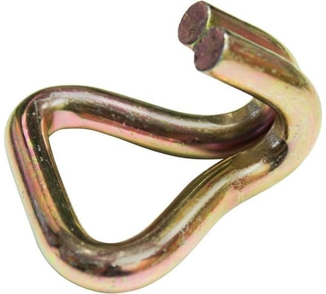 Крюк двойной для ремня стяжного 35 мм ТРАСТ 4687202104246