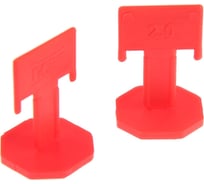 Система выравнивания плитки зажим 2 мм, 100 шт, пакет ЛОМ 9103889