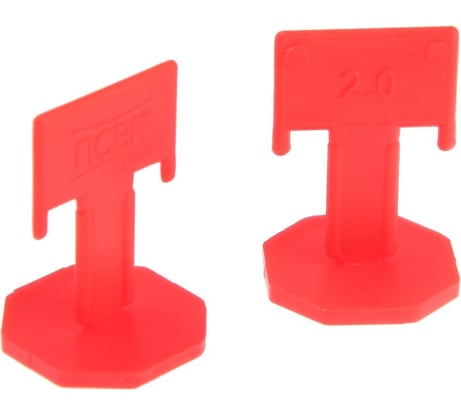 Система выравнивания плитки зажим 2 мм, 200 шт, пакет ЛОМ 9103893