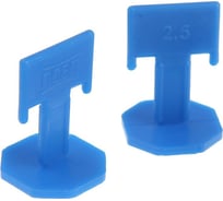 Система выравнивания плитки зажим 2.5 мм, 100 шт, пакет ЛОМ 9103895