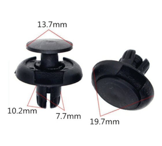 Клипса крепежная для а/м Honda  подкрылка 91501S04003 10 шт Nord-Yada 909213 1