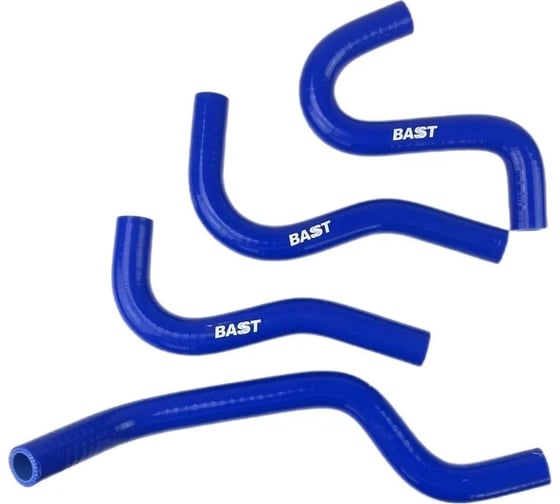 Патрубок отопителя для а/м ГАЗ 3302 дв.406, 405 d=18 (к-кт 4шт) (силикон) BASTCLUTCH BC3302-8120000 1