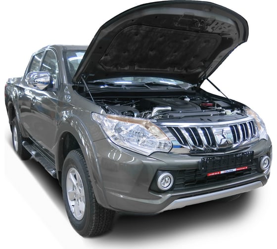 Газовые упоры капота АвтоУпор для Mitsubishi L200 V 2015-2019/Pajero Sport III 2016-н.в., 2 шт., UMIL20021