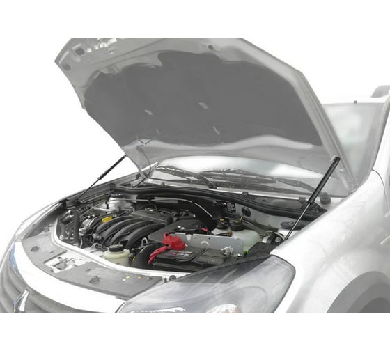 Газовые упоры капота АвтоУпор для Renault Sandero 2009-2014/Sandero Stepway 2010-2014, 2 шт URESAN/STW011