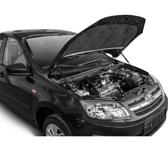 Газовые упоры капота АвтоУпор для Lada Granta 2011-2018/Kalina II 2013-2018, 2 шт ULAKAL/GRA012