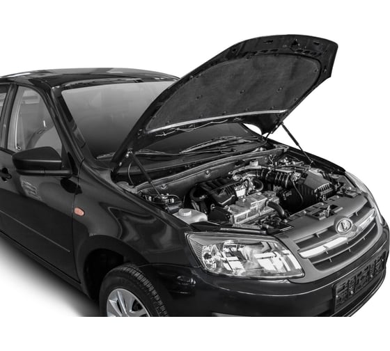 Газовые упоры капота АвтоУпор для Lada Granta 2011-2018/Kalina II 2013-2018, 2 шт ULAKAL/GRA012