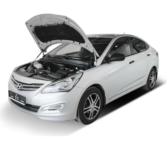 Газовые упоры капота АвтоУпор для Hyundai Solaris I 2010-2017, 2 шт., UHYSOL012