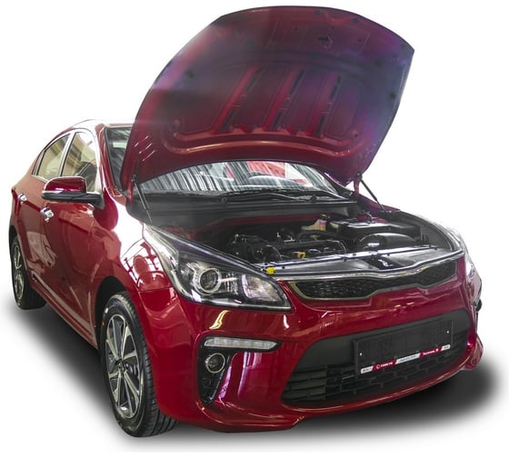 Газовые упоры капота АвтоУпор для Kia Rio IV 2017-2020/Rio X-Line 2017-2020, 2 шт., UKIRIO021