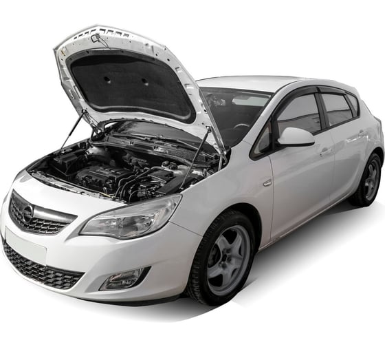 Газовые упоры капота АвтоУпор для Opel Astra J хэтчбек 5-дв., универсал, седан 2009-2017, 2 шт., UOPAST011