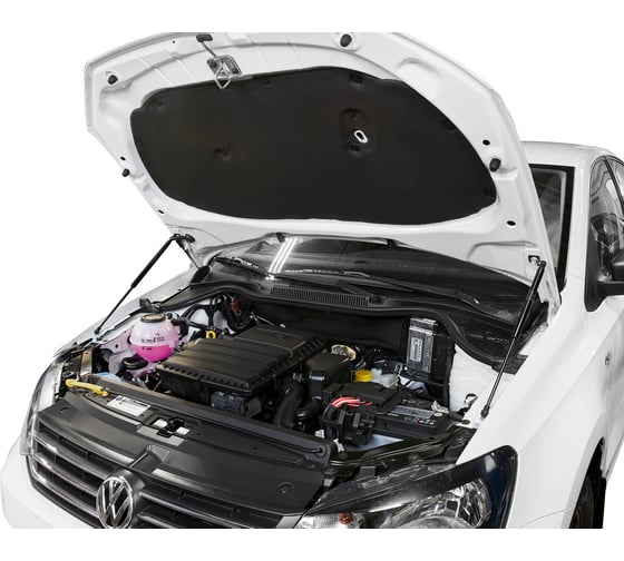 Газовые упоры капота АвтоУпор для Volkswagen Polo V седан 2010-2020, 2 шт., UVWPOL012