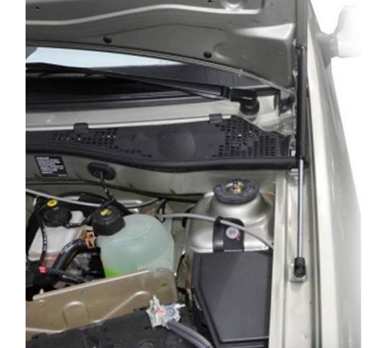 Газовые упоры капота АвтоУпор для Lada Largus 2012-2021/Largus Cross 2014-2021/Renault Logan I 2004-2015, 2 шт., ULALAR012