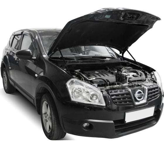 Газовые упоры капота АвтоУпор для Nissan Qashqai I 2006-2014, 2 шт., UNIQAS012