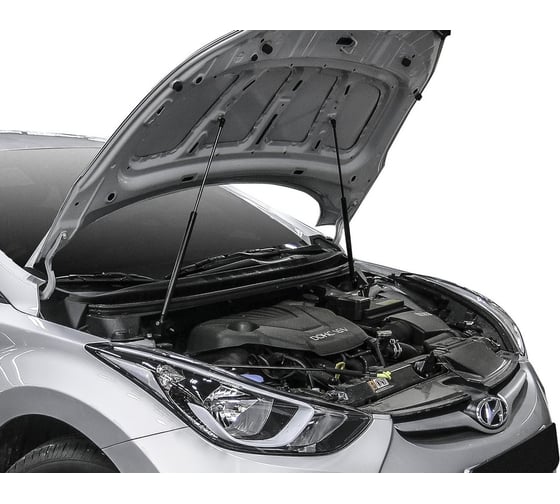 Газовые упоры капота АвтоУпор для Hyundai Elantra V MD рестайлинг 2013-2016, 2 шт., UHYELA011