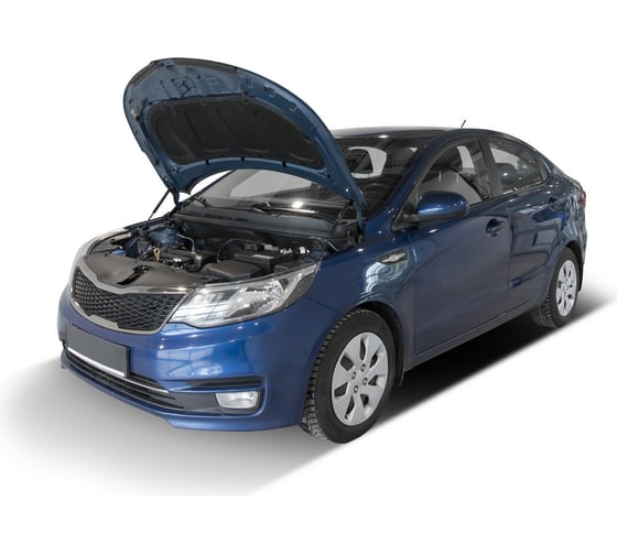 Газовые упоры капота АвтоУпор для Kia Rio III рестайлинг 2015-2017, 2 шт., UKIRIO012