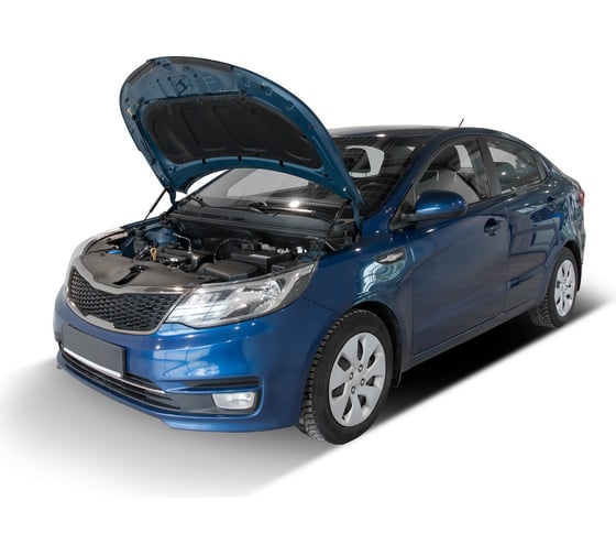Газовые упоры капота АвтоУпор для Kia Rio III рестайлинг 2015-2017, 2 шт., UKIRIO012