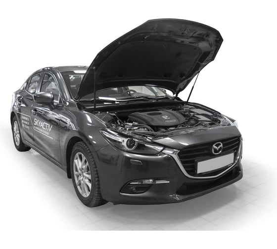 Газовые упоры капота АвтоУпор для Mazda 3 BM 2013-2018/6 GJ 2012-2018 2018-н.в., 2 шт., UMA6012