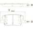 Тормозные колодки задние CTR GK1418 1