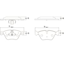 Тормозные колодки передние CTR GK1419
