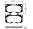 Тормозные колодки передние CTR GK1050 1