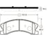 Тормозные колодки передние CTR GK0103 1