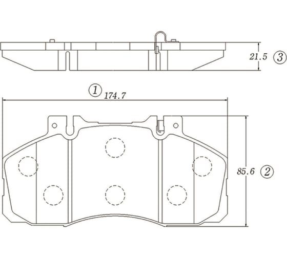 Тормозные колодки CTR GK0506