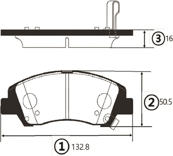 Тормозные колодки CTR GK1386 1