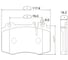 Тормозные колодки передние CTR GK0034 1