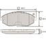 Тормозные колодки передние CTR GK0443 1