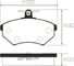 Тормозные колодки передние CTR GK1242 1