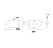 Колодки тормозные передние CTR GK0041