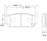 Колодки тормозные задние CTR GK0564 1