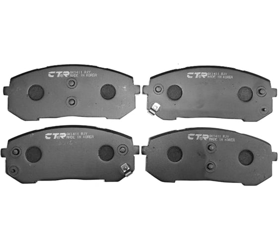 Колодки тормозные передние CTR GK1411