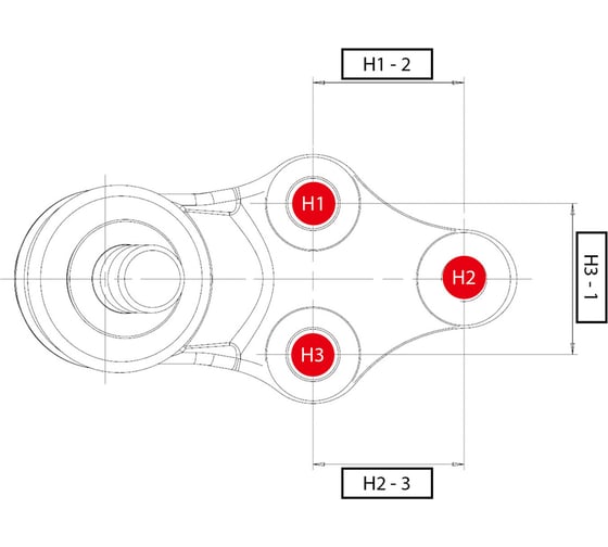 Опора шаровая передняя правая CTR CB0451R