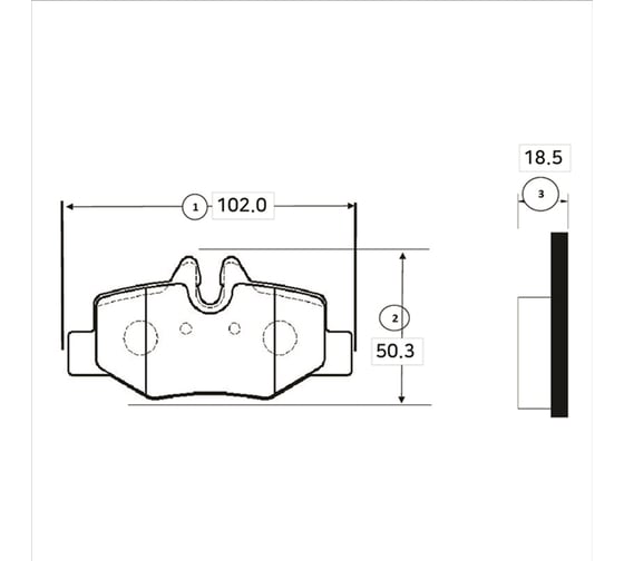Колодки тормозные задний CTR GK0068