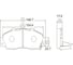Тормозные колодки передние CTR GK0438 1