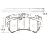 Тормозные колодки передние CTR GK1260 1